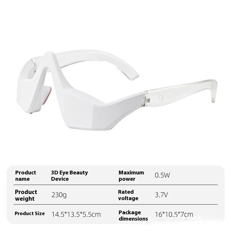 3D Heated Eye Massager with Bluetooth