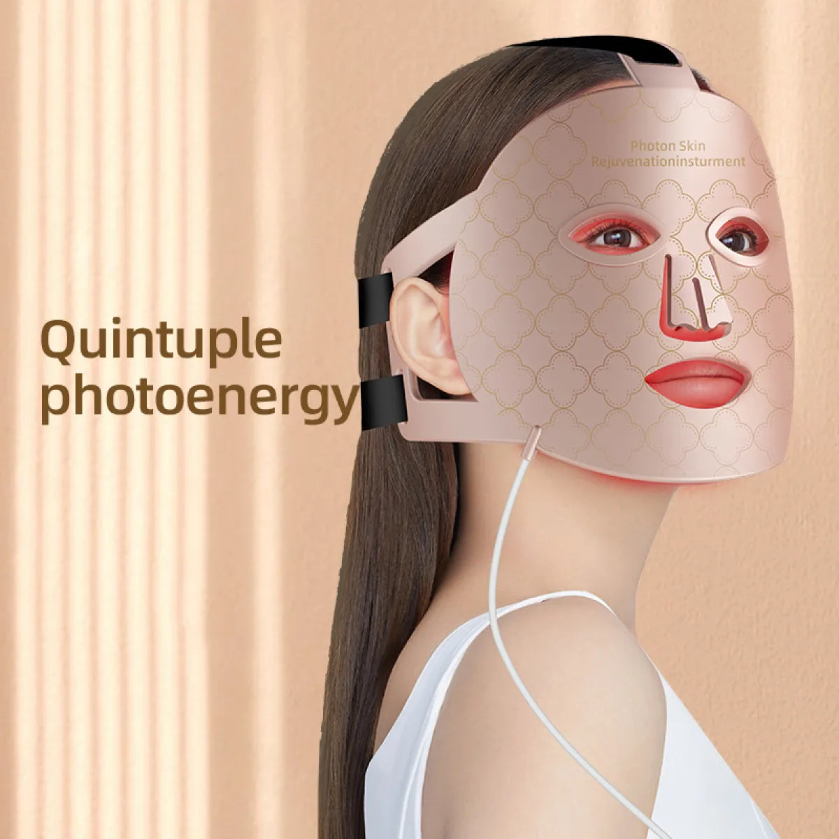 Flexible Silicone LED Light Therapy Mask
